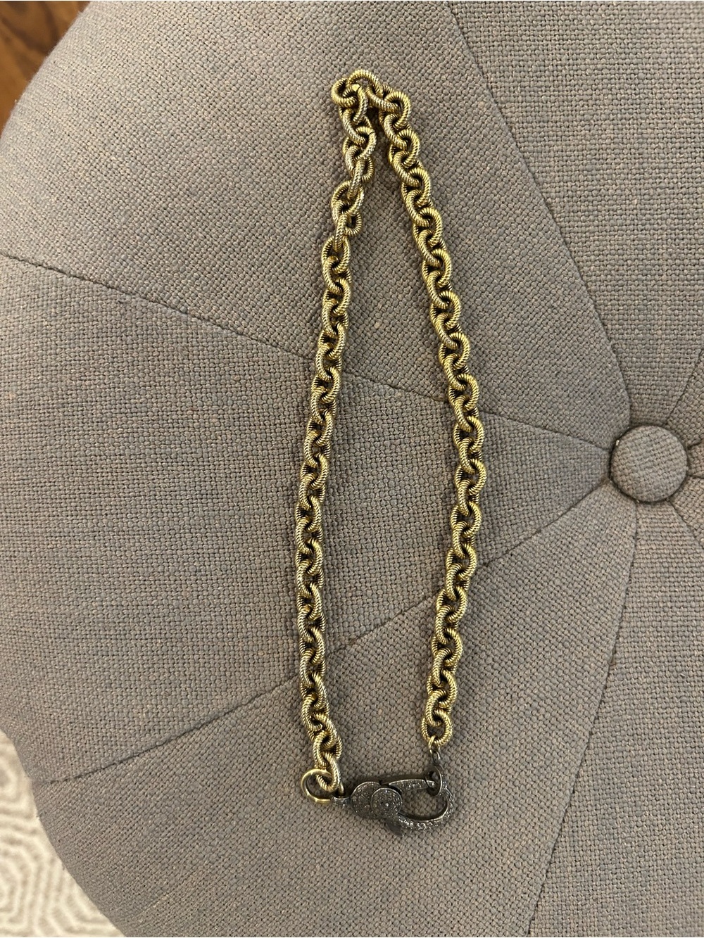 Antique Gold Rope Chain Necklace for Women